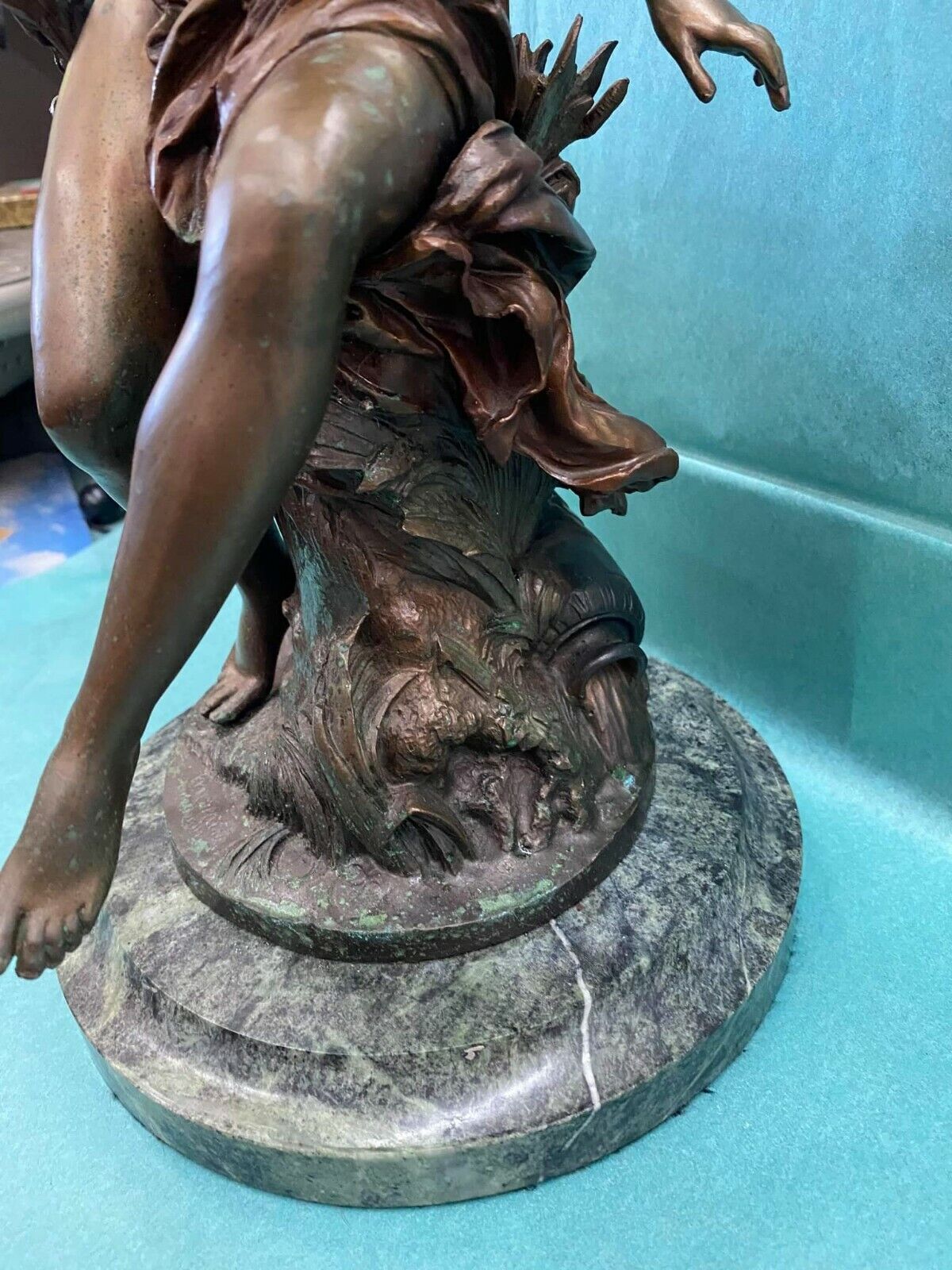 PSYCHE Bronze Sculpture by Mathurin Moreau 1800s - RARE