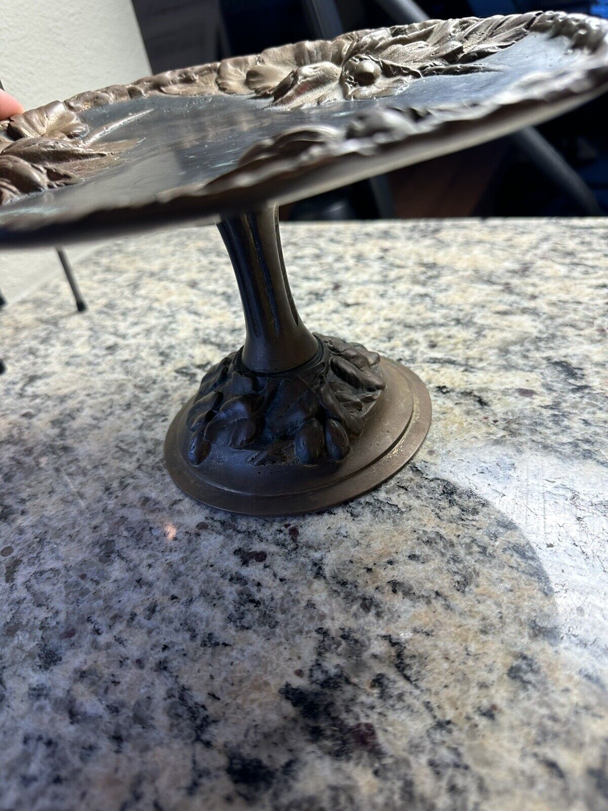 Antique French Gilded Bronze Sculpture Vase Stand