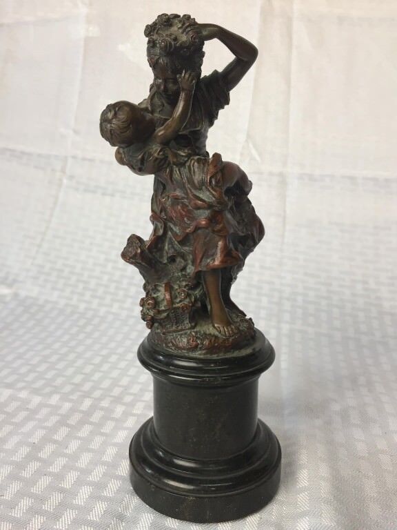Rare 1800s Bronze Sculpture by Johannes Boese