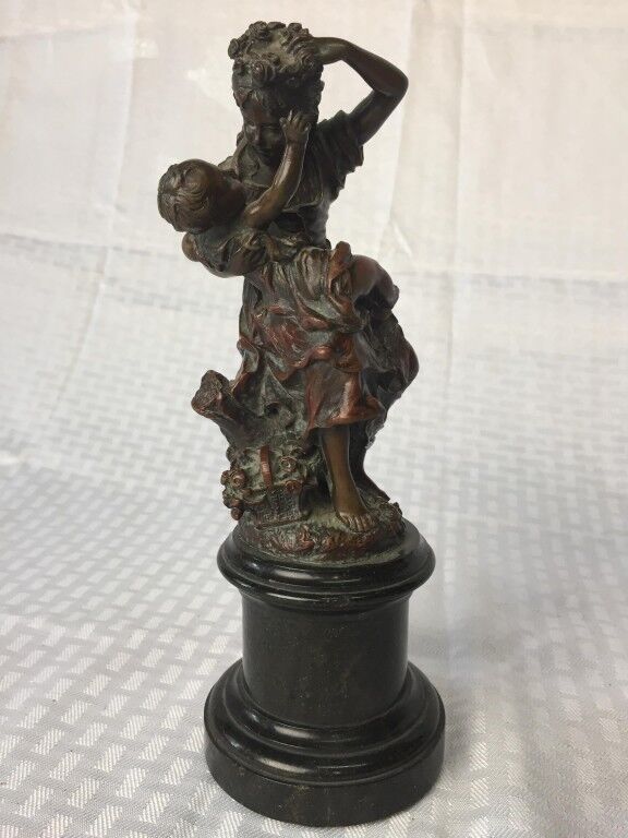 Rare 1800s Bronze Sculpture by Johannes Boese