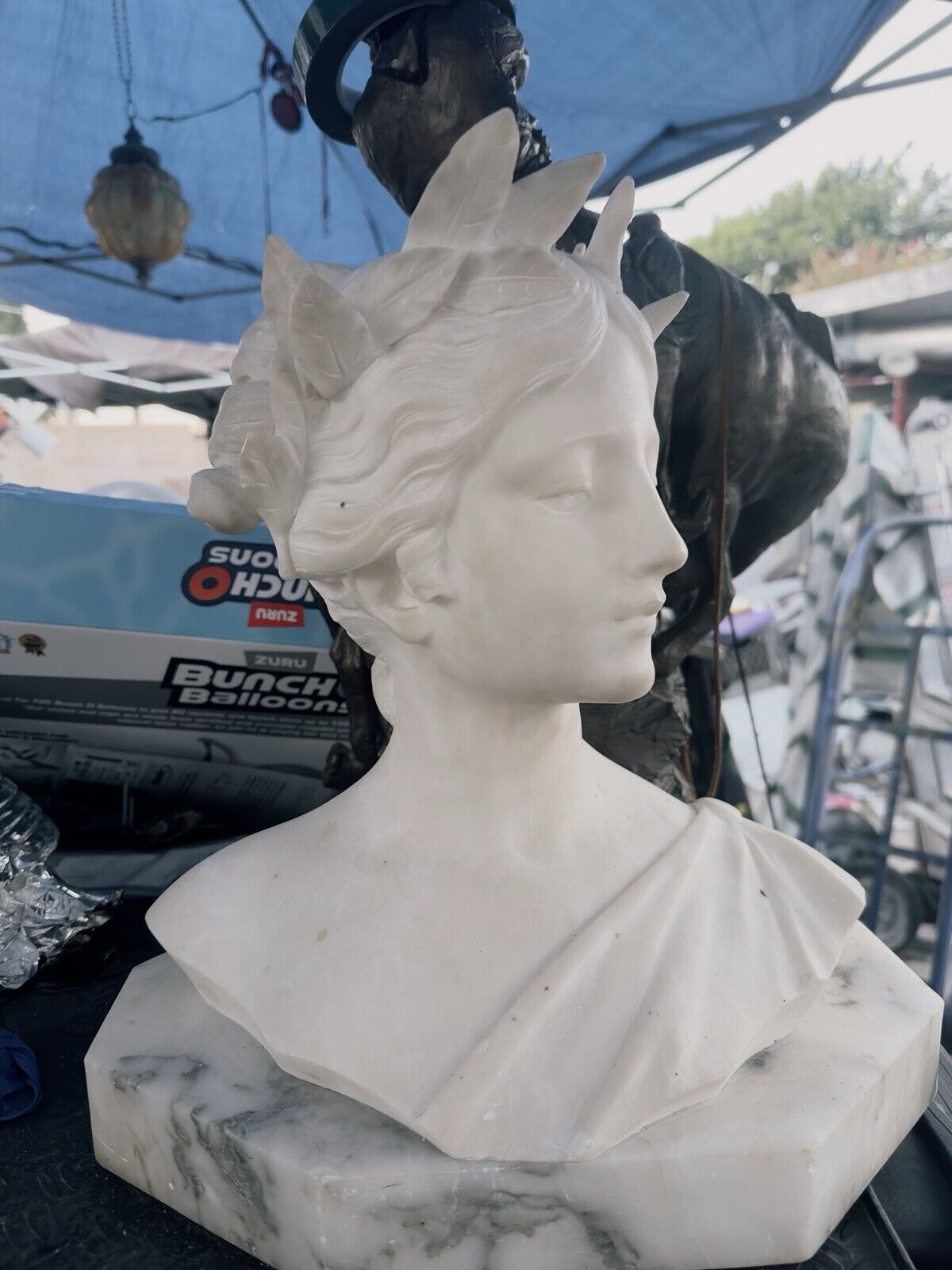 Renaissance Era Marble Women's Head/Bust Statue