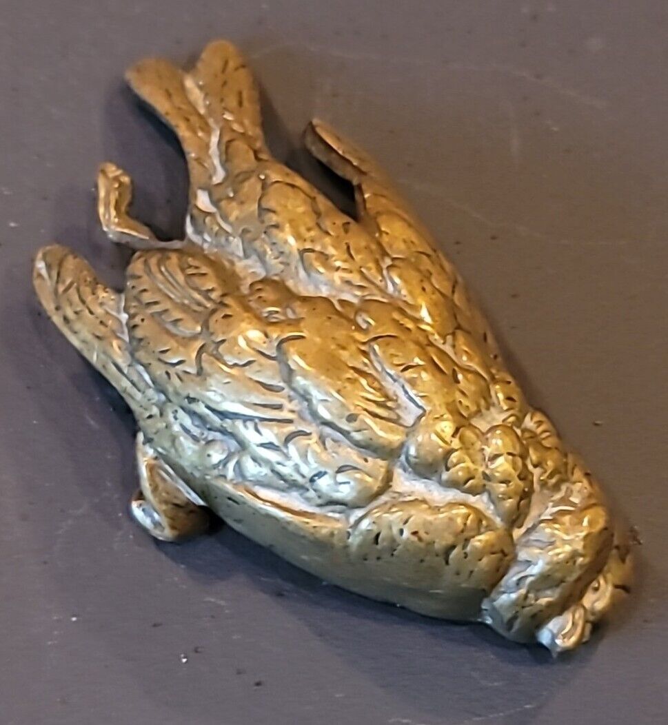 Antique Gilt Bronze Game Bird Sculpture by Paul Comolara