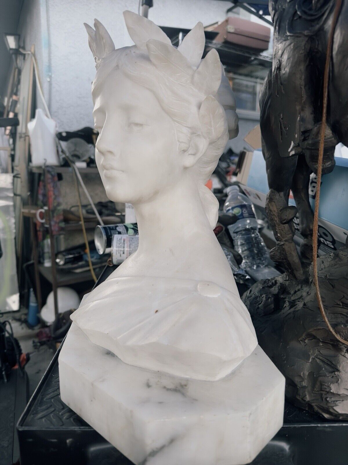 Renaissance Era Marble Women's Head/Bust Statue