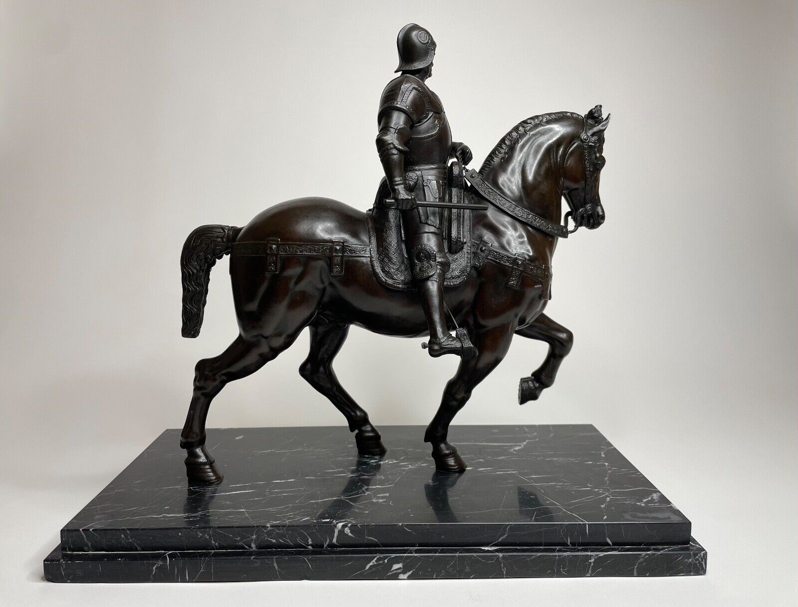 Verrocchio-inspired Bartolomeo Colleoni Equestrian Statue