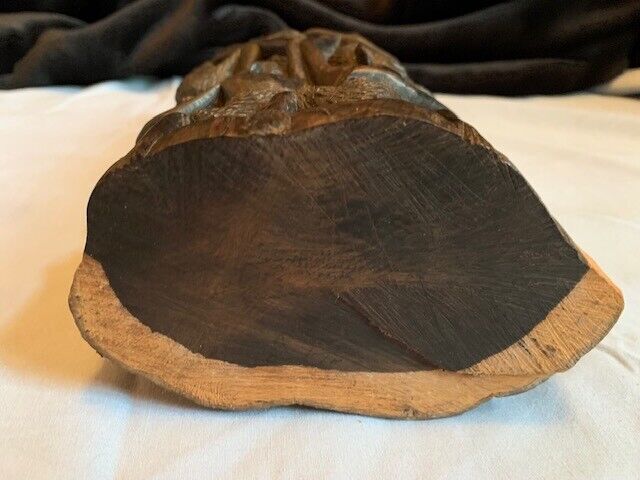 Vintage Ebony Tree of Life Sculpture from Tanzania