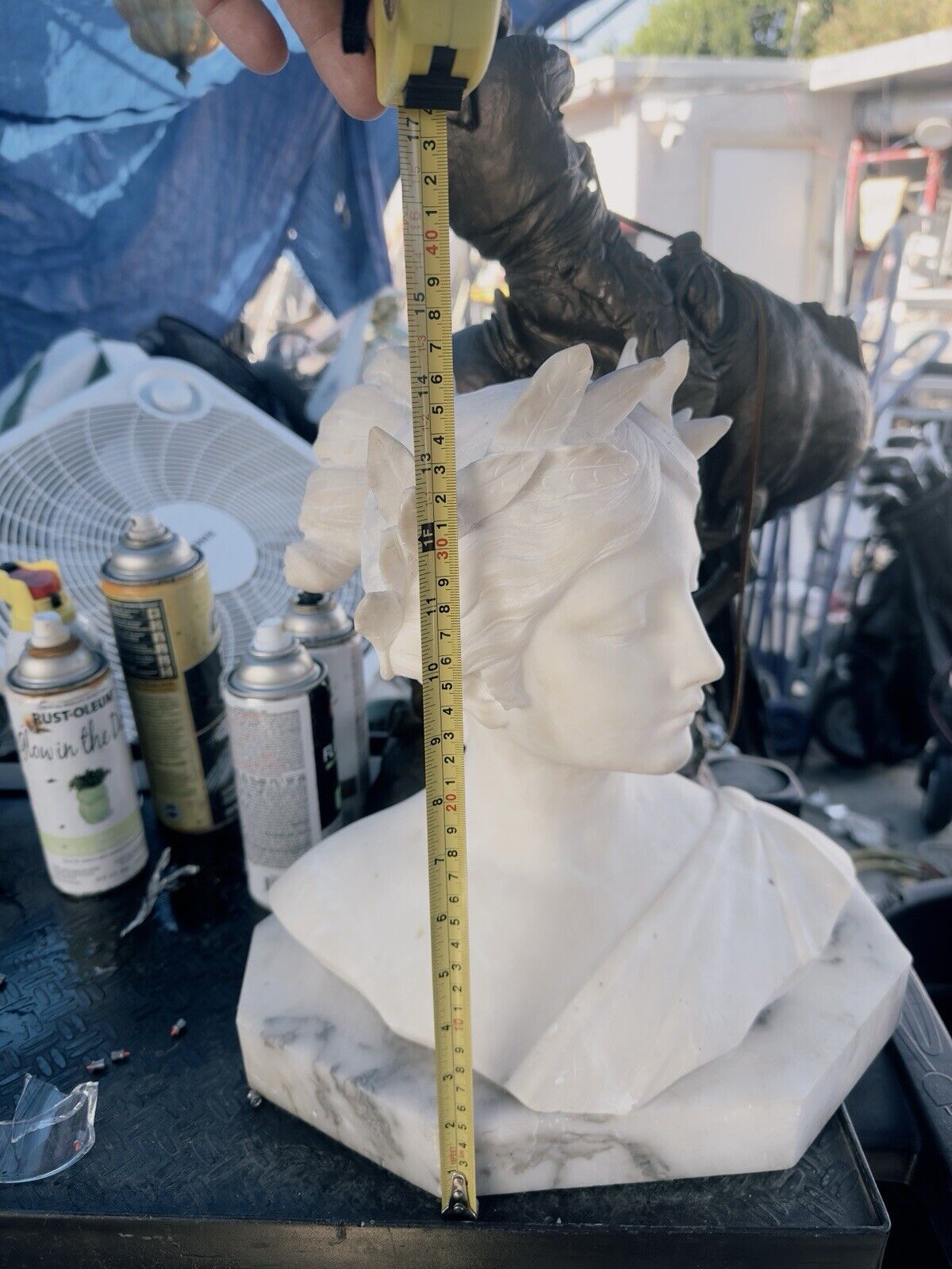 Renaissance Era Marble Women's Head/Bust Statue