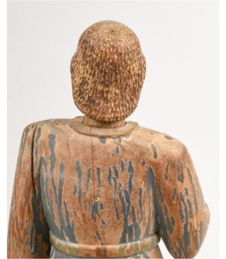 18th-Century Hand-Carved Santos Figure
