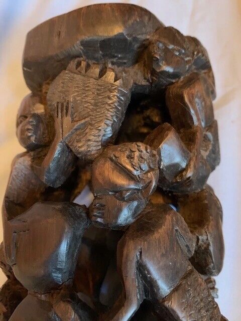Rare Ebony Tree of Life carving from Tanzania