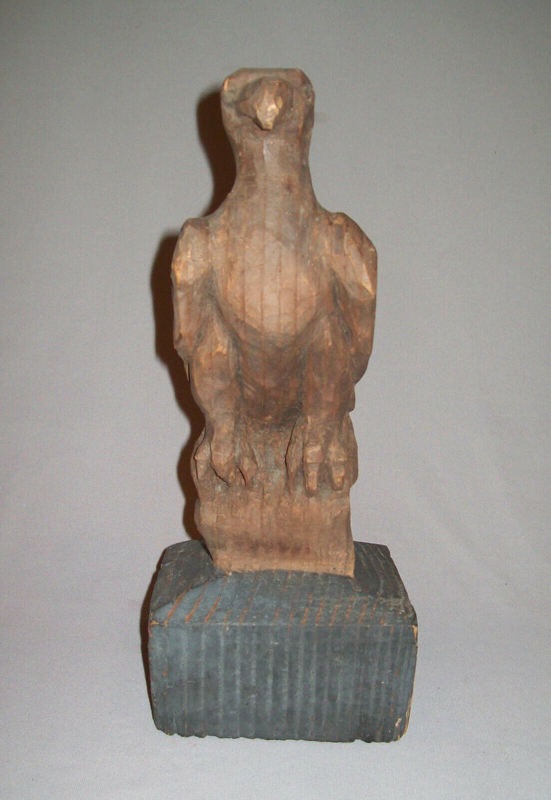 19th Century Folk Art Carved Wooden Eagle