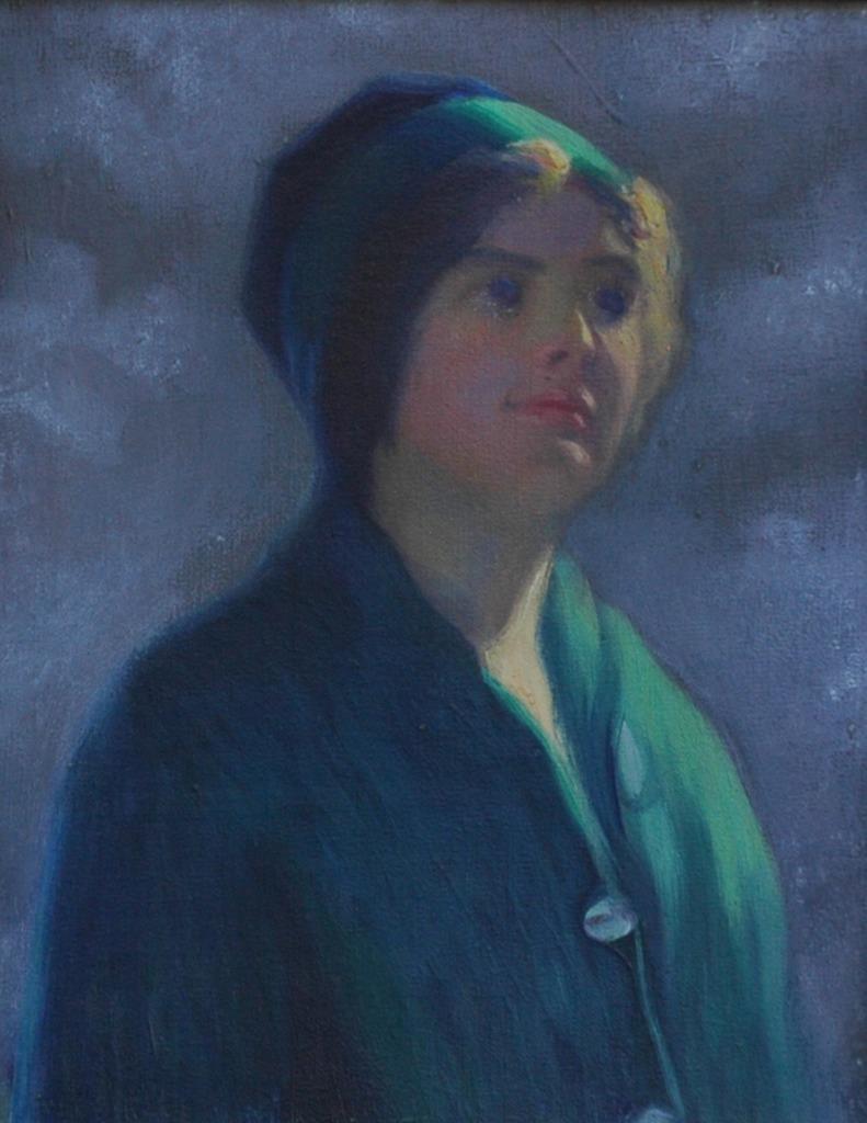 Early 1900's Female Portrait by Torrey Ross on Board