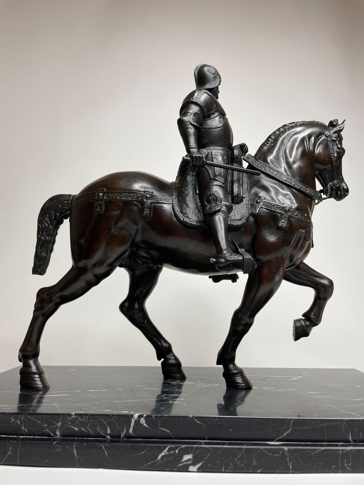 Verrocchio-inspired Bartolomeo Colleoni Equestrian Statue