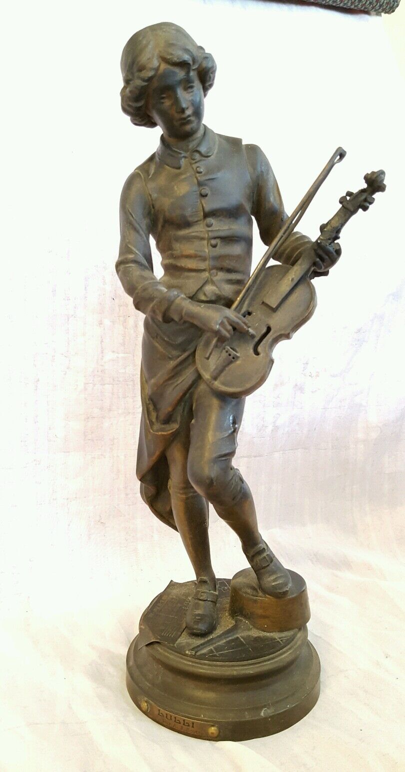 Signed A. J. Scotte "Lulli" Cast Metal Boy
