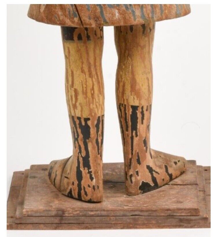 18th-Century Hand-Carved Santos Figure