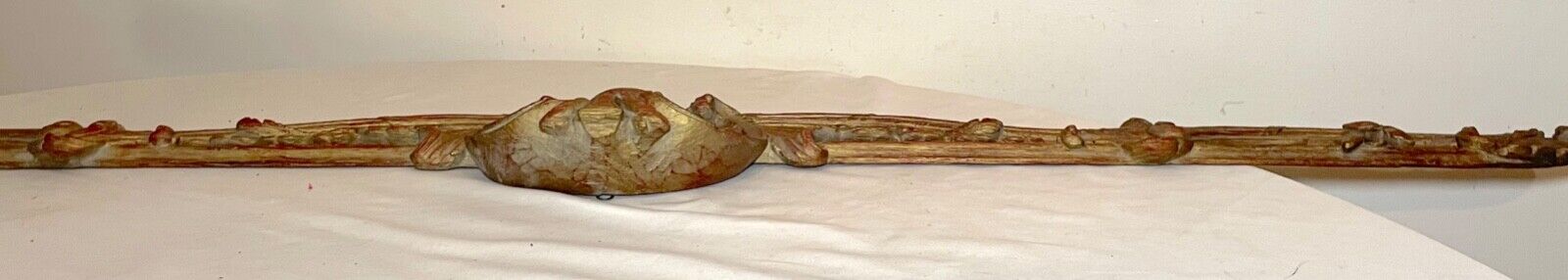 Vintage hand carved gilt wood architectural salvage sculpture