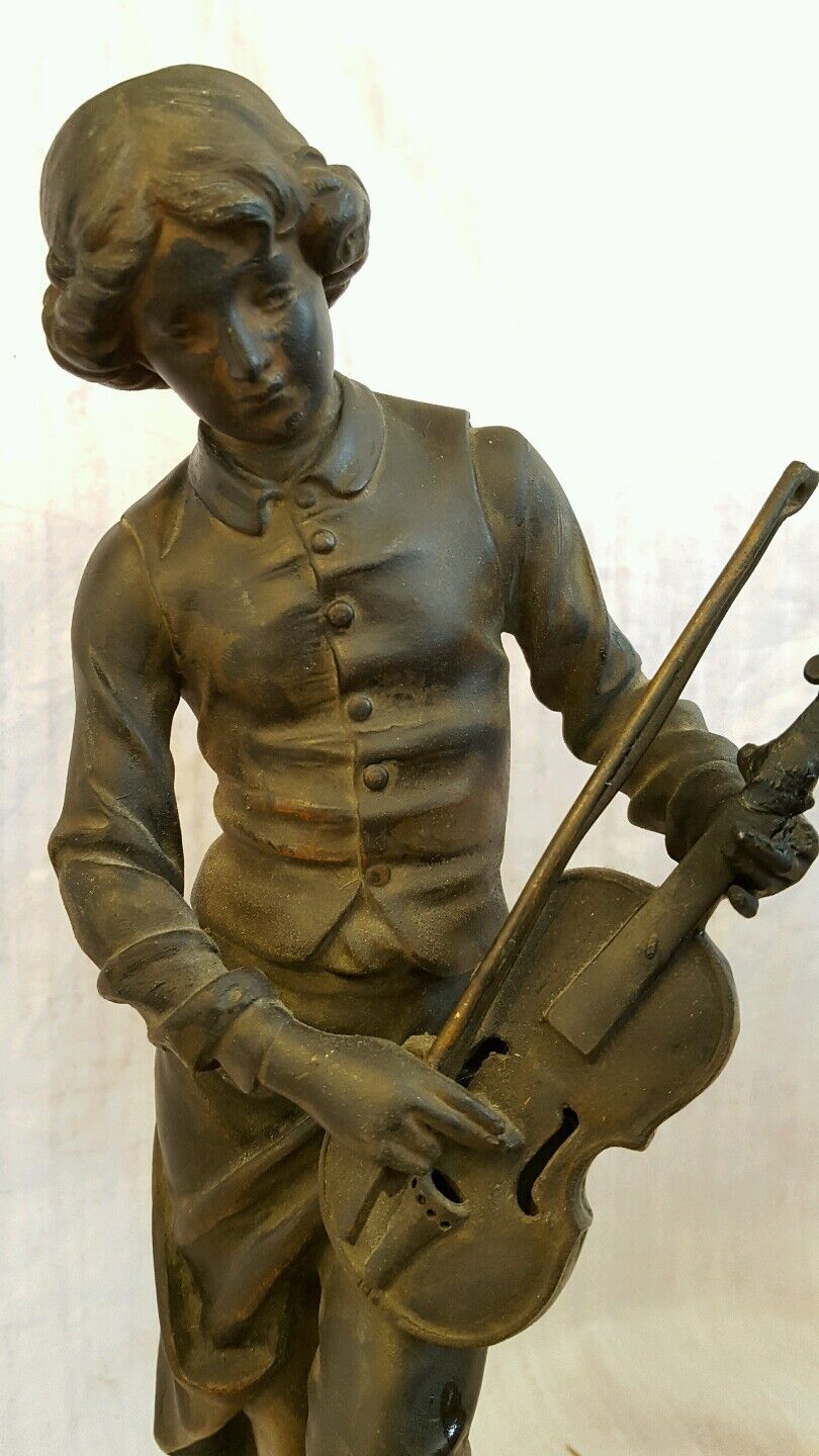 Signed A. J. Scotte "Lulli" Cast Metal Boy