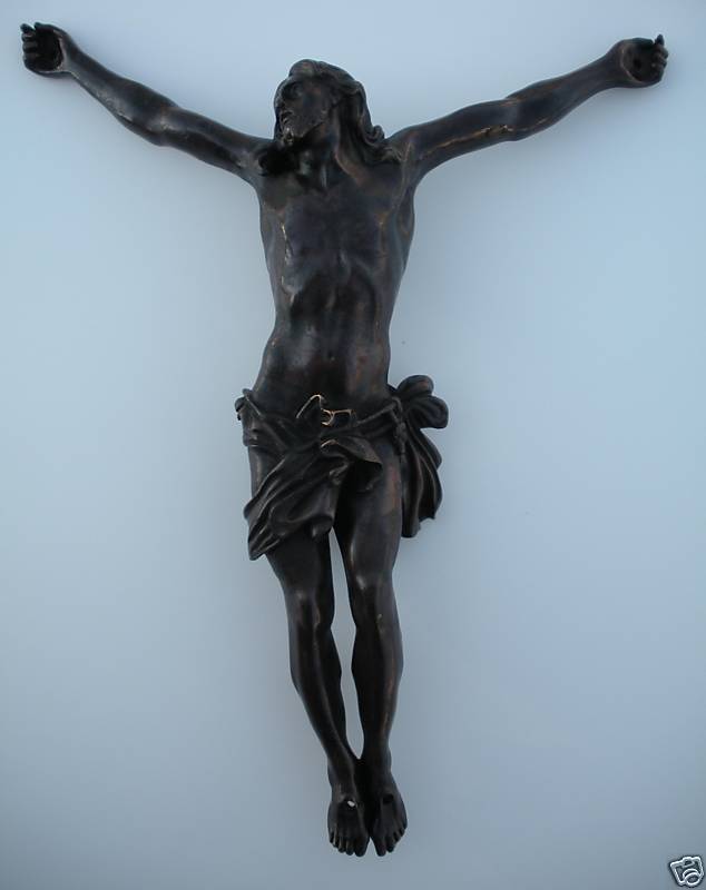 17th Century Baroque Bronze Jesus Christ by Algardi