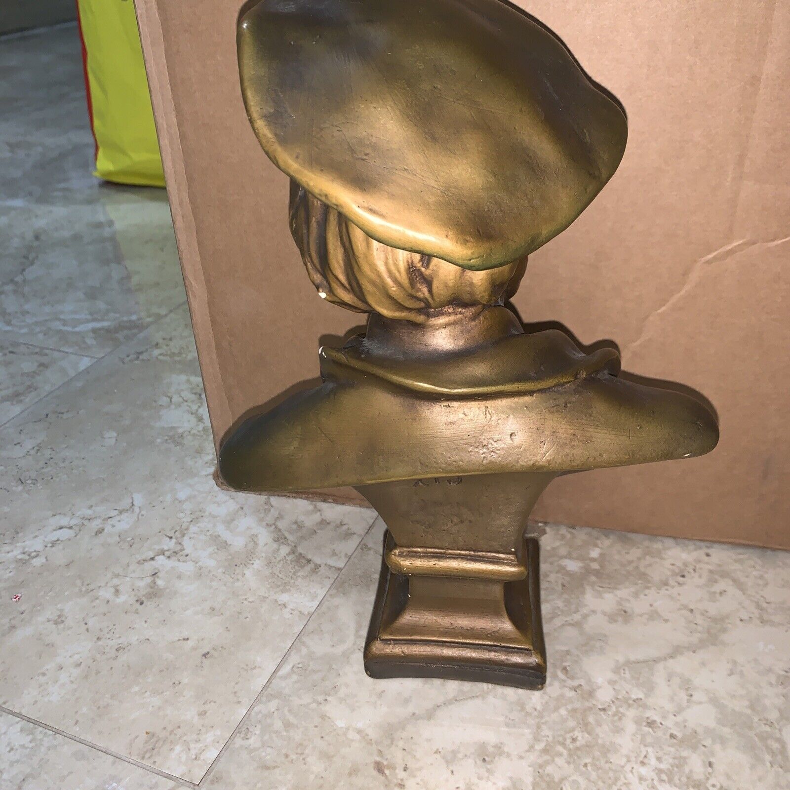 1800's Figural Bust of Music Composer Statue #215