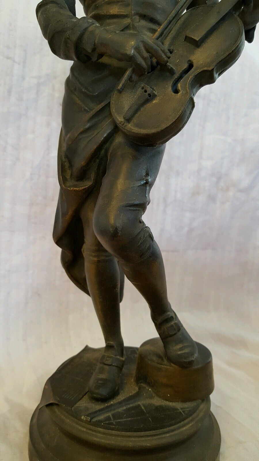 Signed A. J. Scotte "Lulli" Cast Metal Boy
