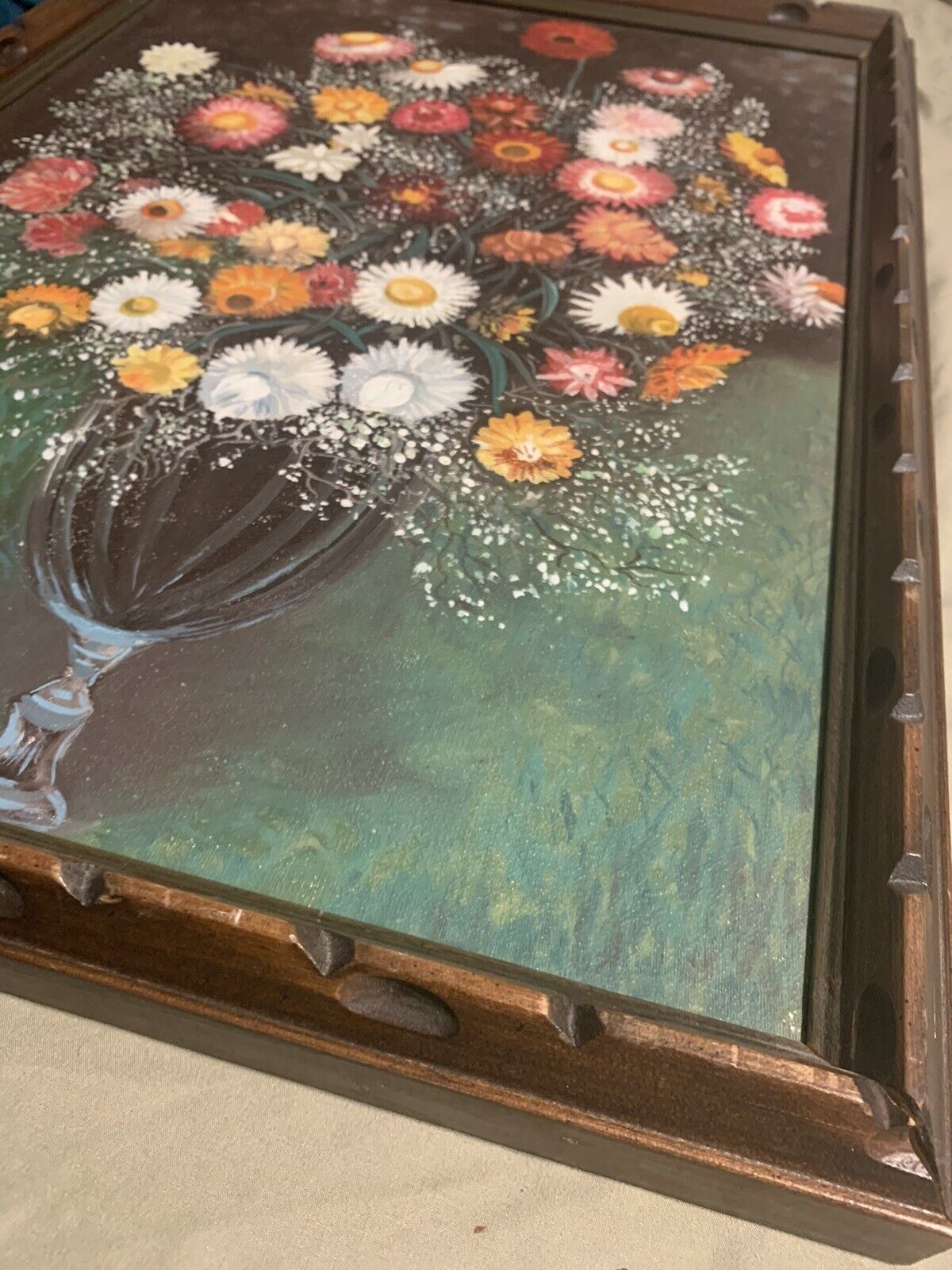 Igor Von Jakimov 1900s Floral Arrangement Framed Oil