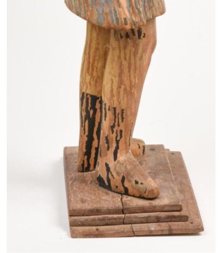 18th-Century Hand-Carved Santos Figure