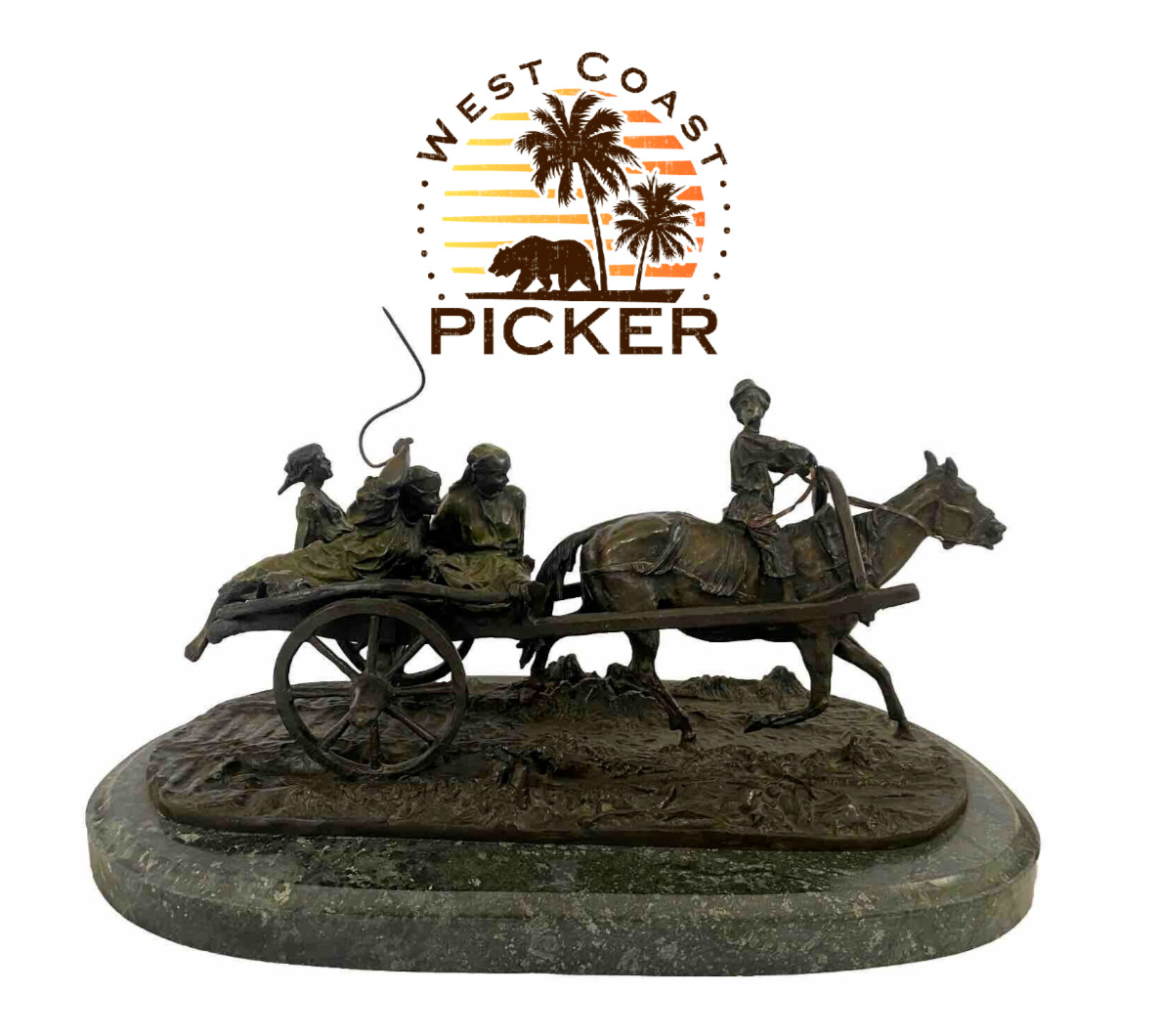 Russian Bronze Sculpture by Evgeny Lanceray, 1800s