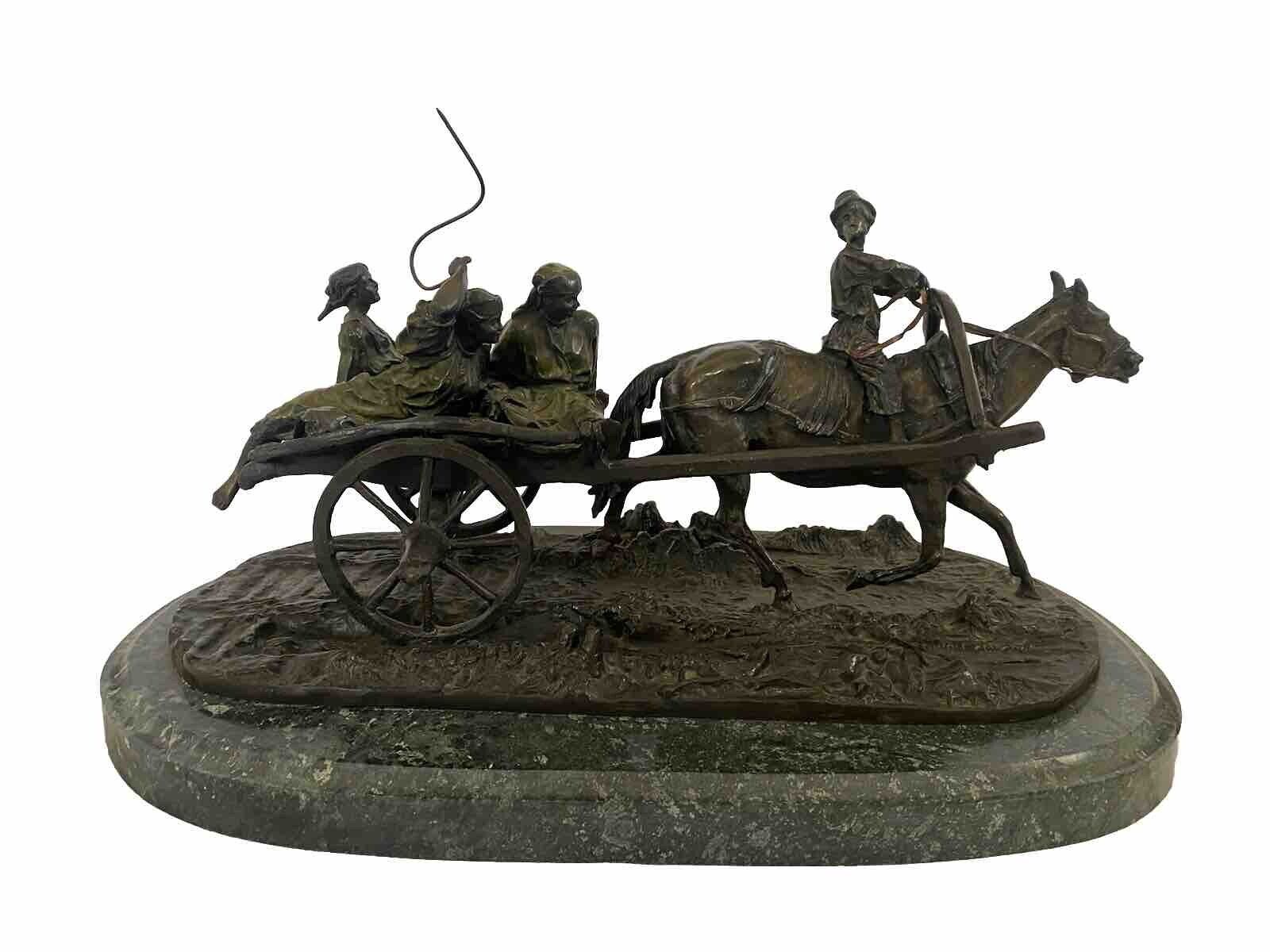 Russian Bronze Sculpture by Evgeny Lanceray, 1800s