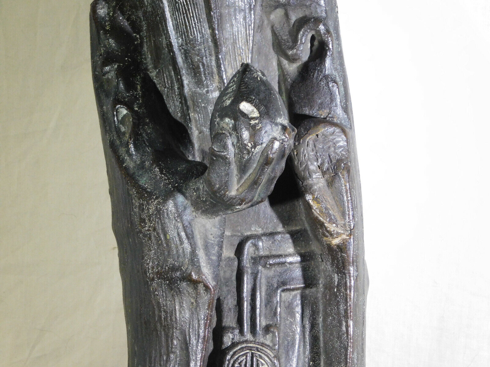 Antique Chinese Qing Dynasty Bronze Immortal Statue - c1700's