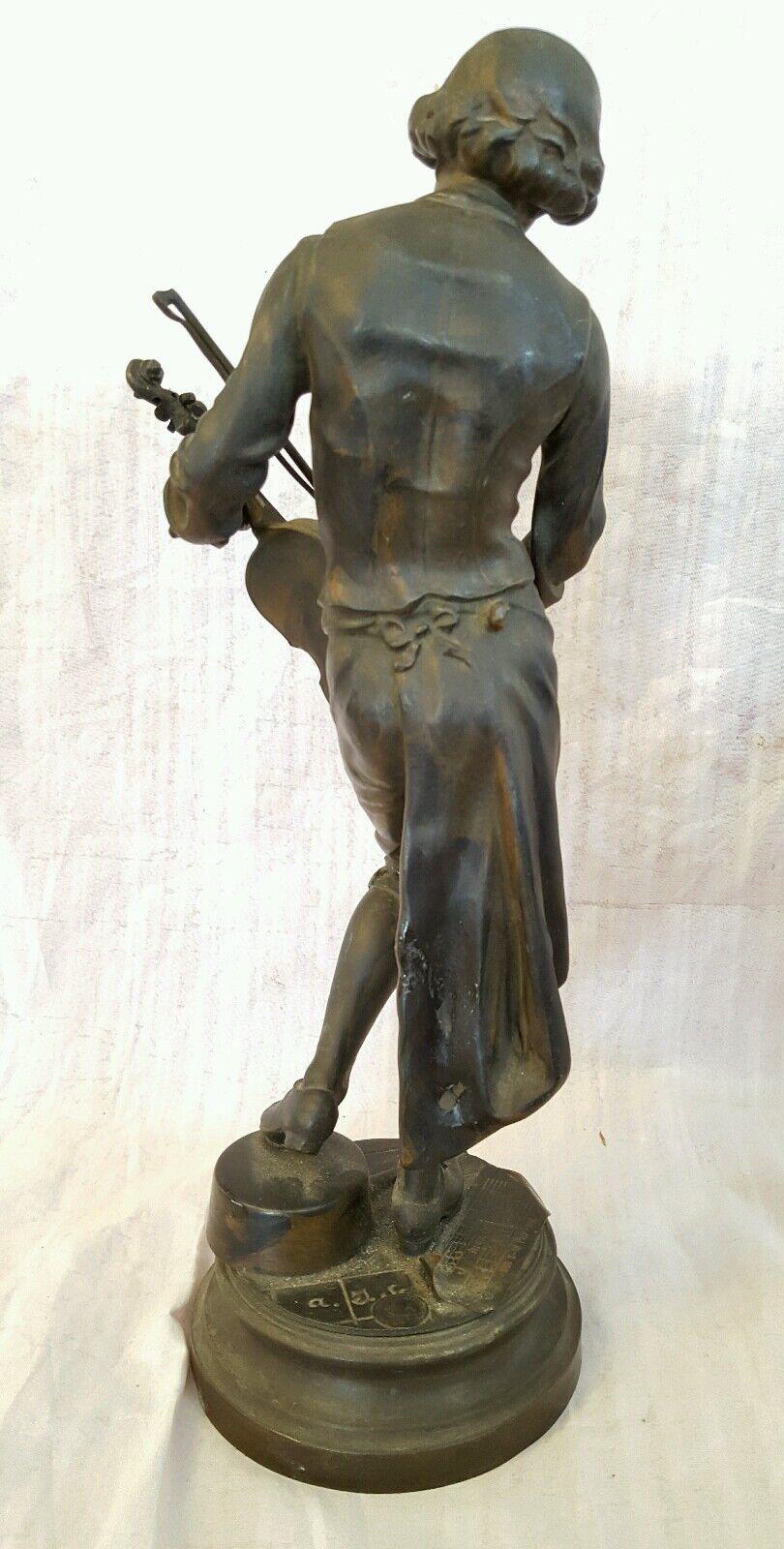 Signed A. J. Scotte "Lulli" Cast Metal Boy