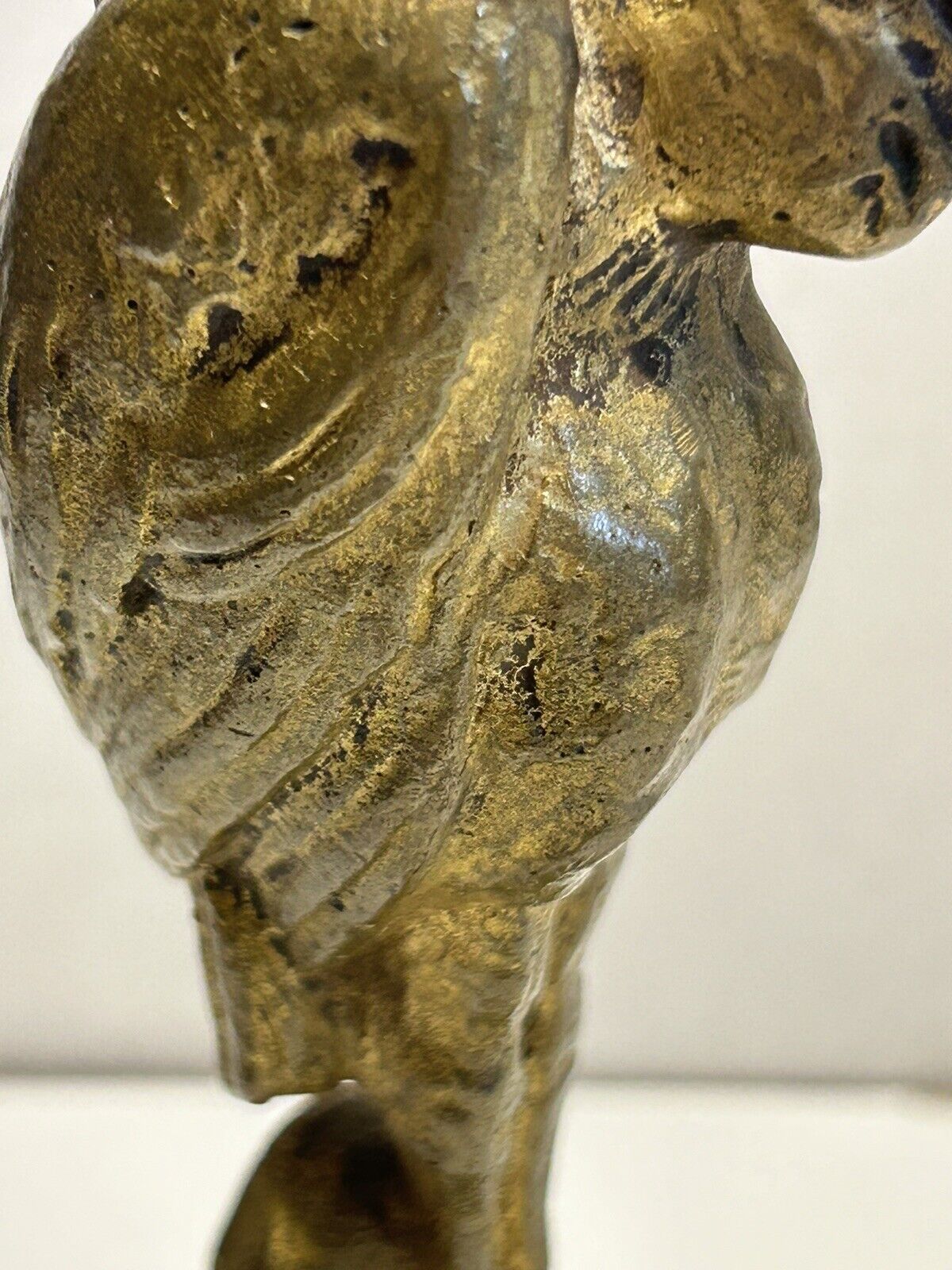 Fulbert-Pierre Larregieu Ibis Stork Bronze Statuette 19th Century