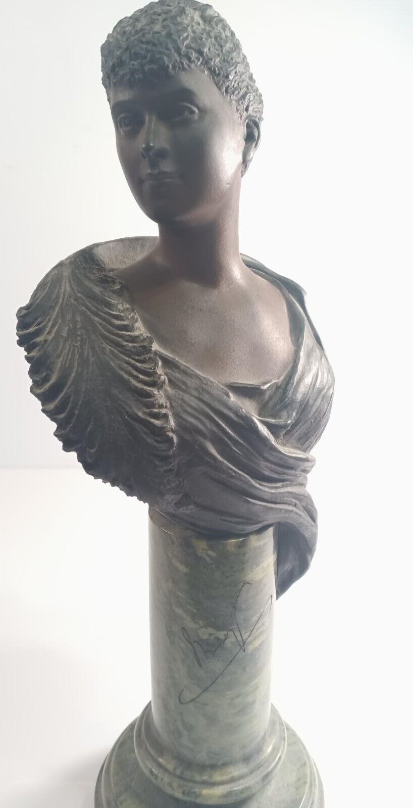 Bronze Queen Mary Bust by William Henry Tyler, 1893