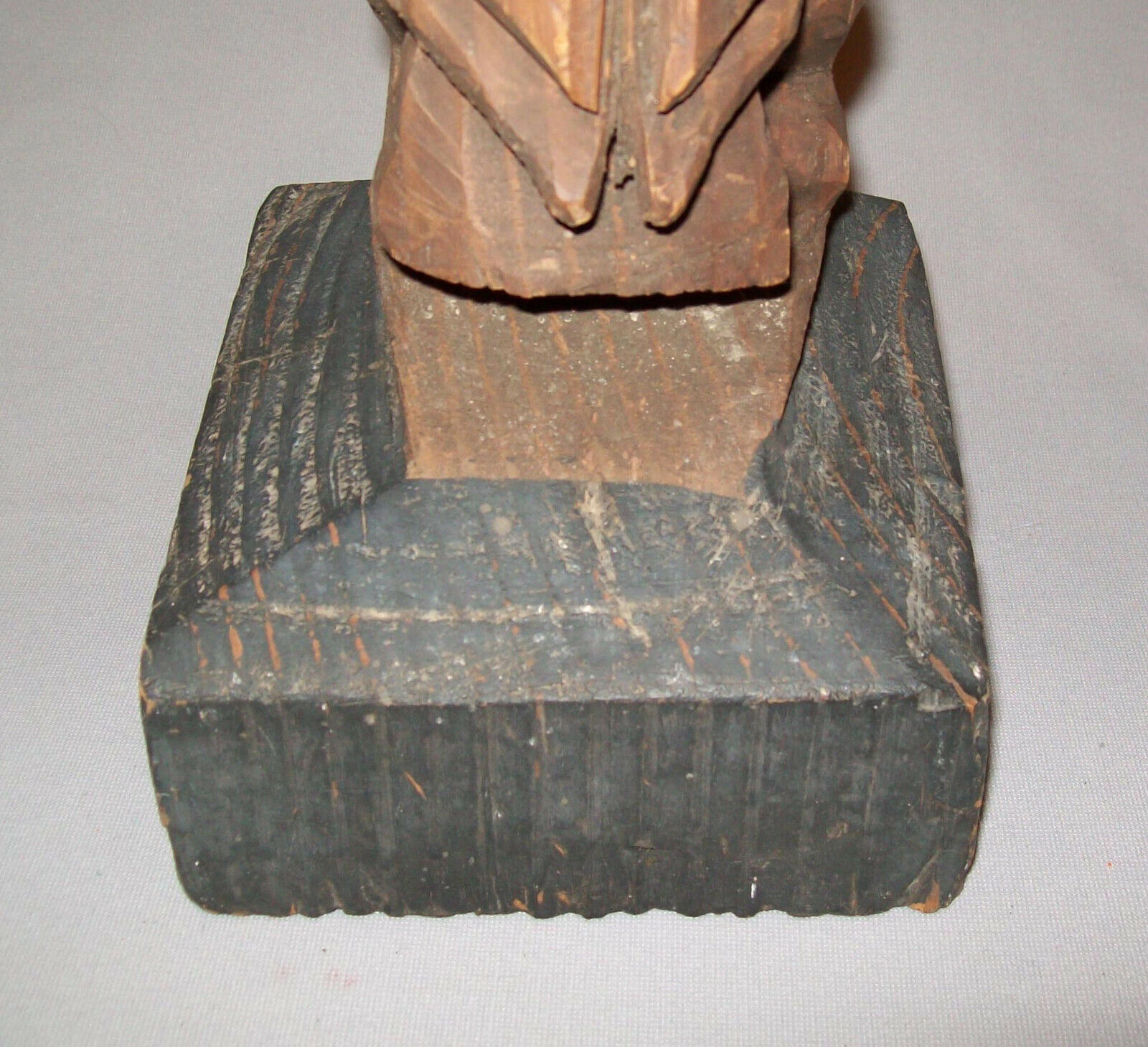 19th Century Folk Art Carved Wooden Eagle