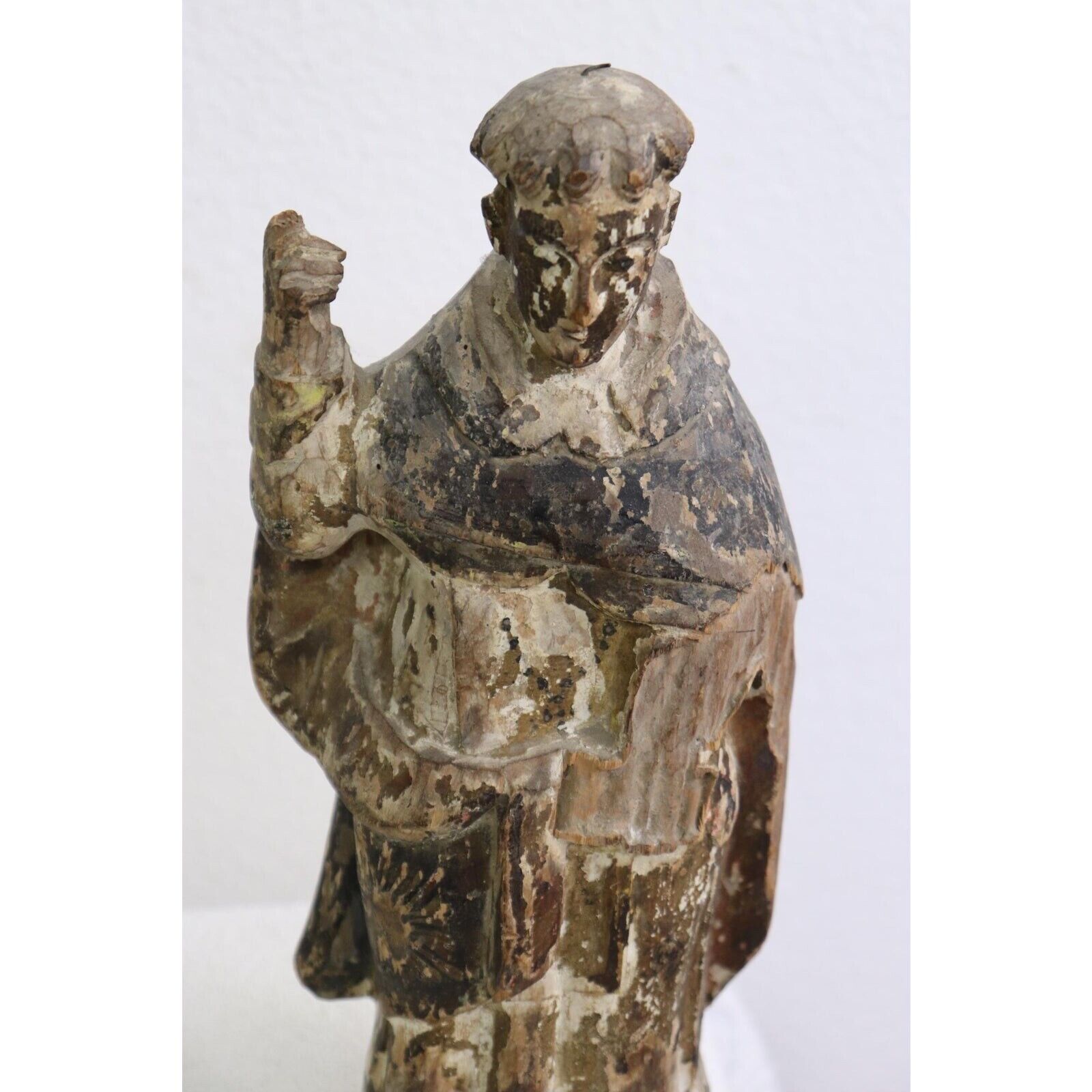 18th Century Spanish Colonial Santos Figurine - Hand Carved