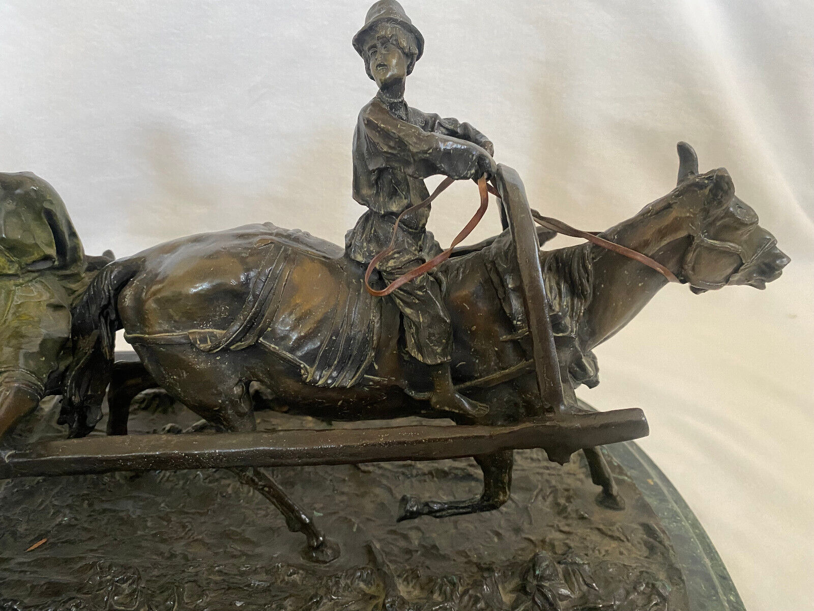 Russian Bronze Sculpture by Evgeny Lanceray, 1800s