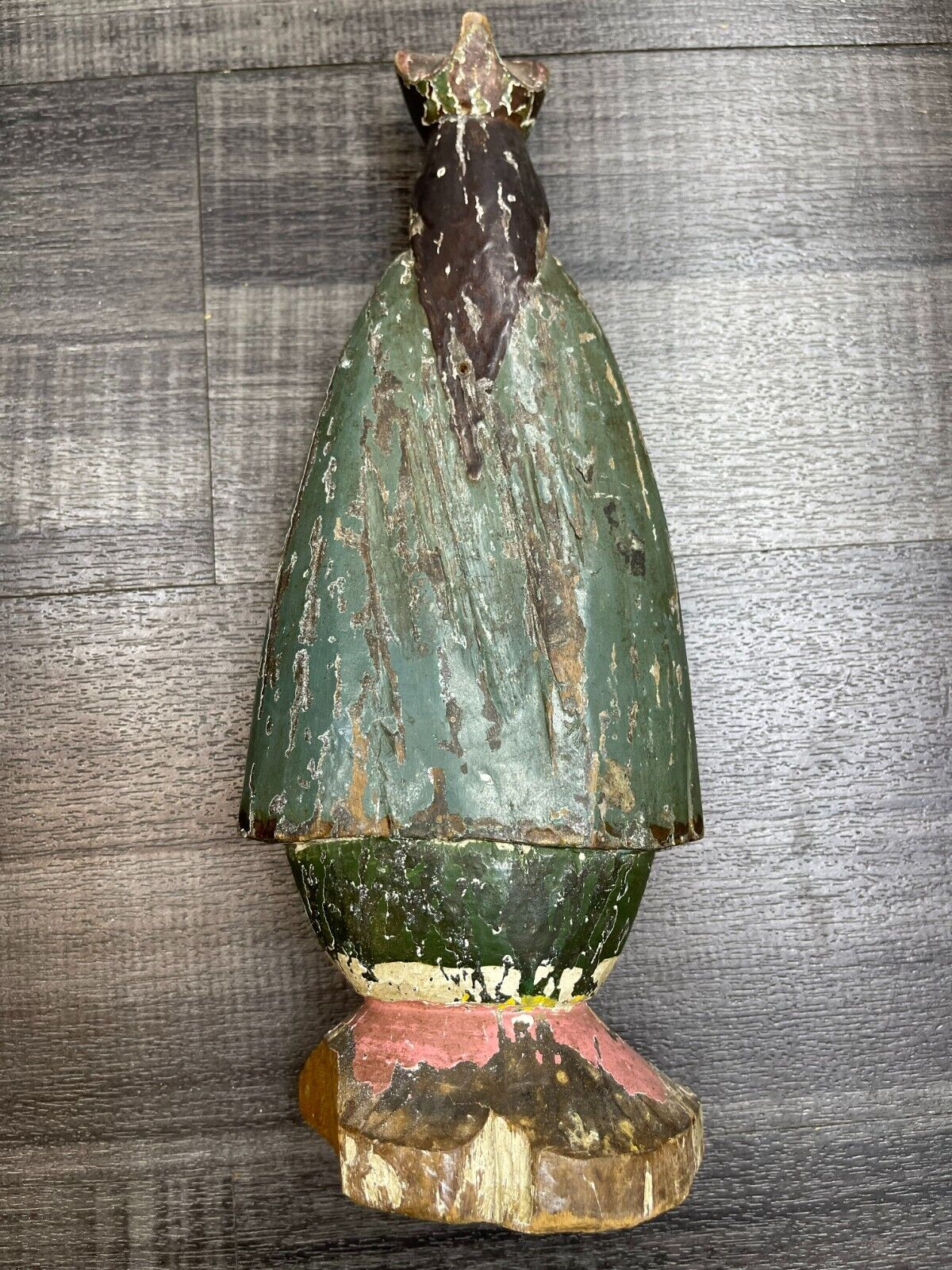 Antique 17th Century Spanish Colonial Virgin Mary Statue