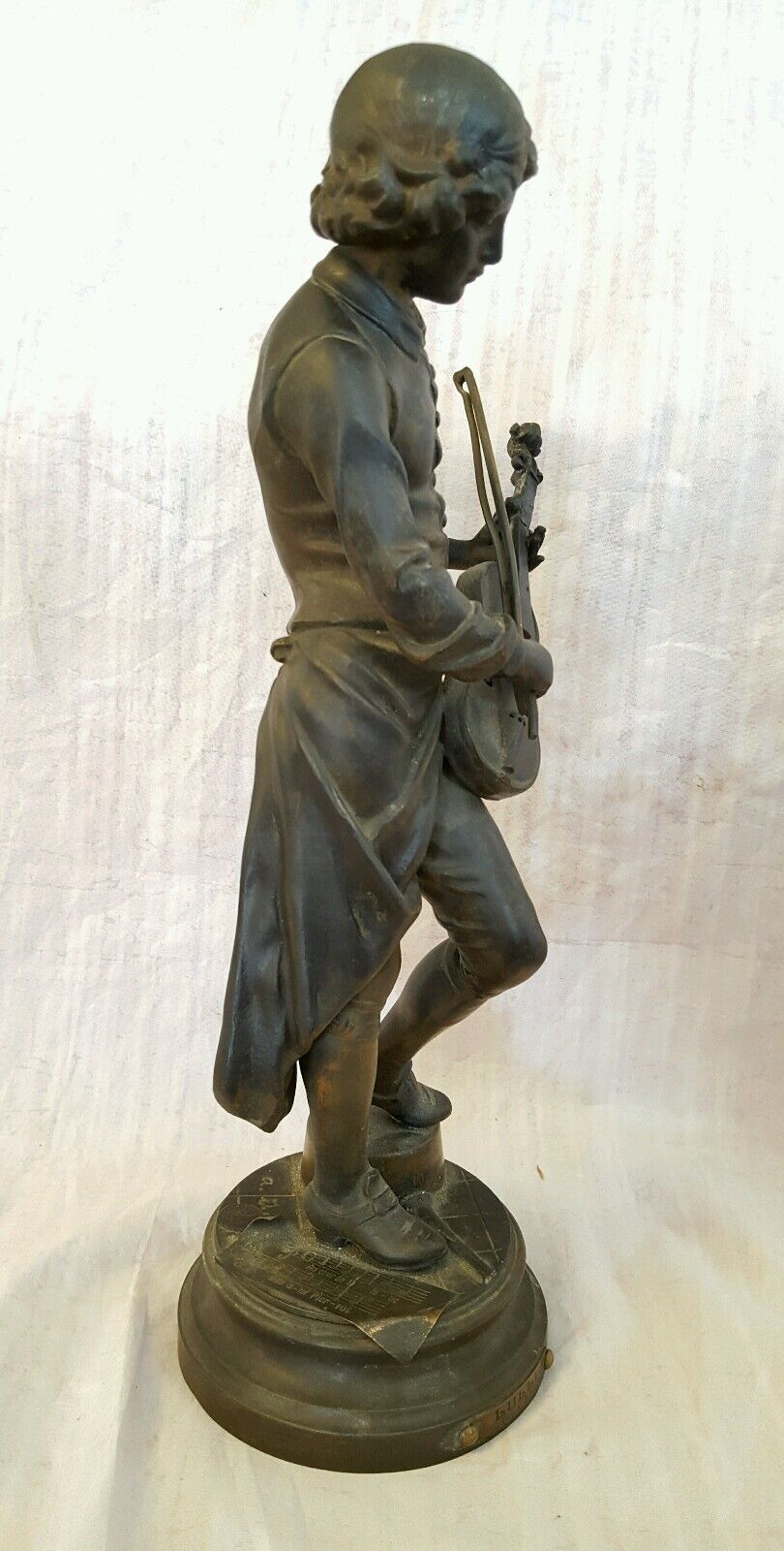 Signed A. J. Scotte "Lulli" Cast Metal Boy