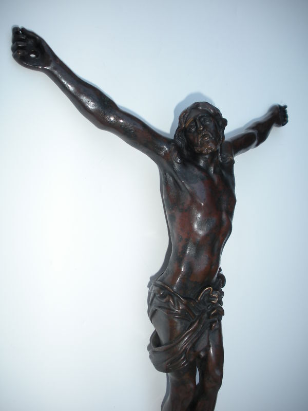 17th Century Baroque Bronze Jesus Christ by Algardi