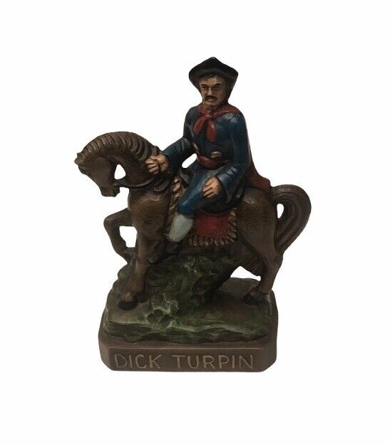 1700s Sculpture: Horse Thief Dick Turpin on Horse