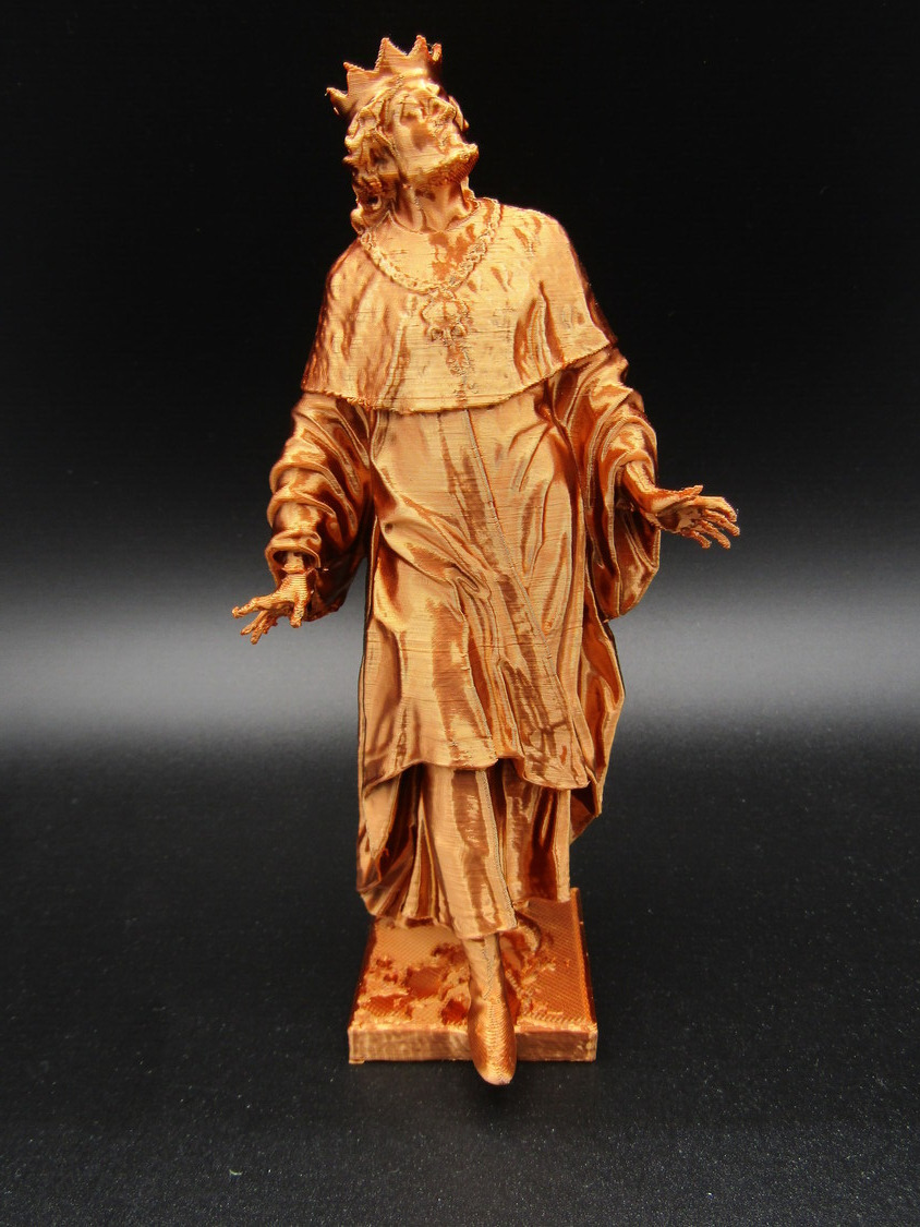 18th Century King Solomon 3D Printed Statue