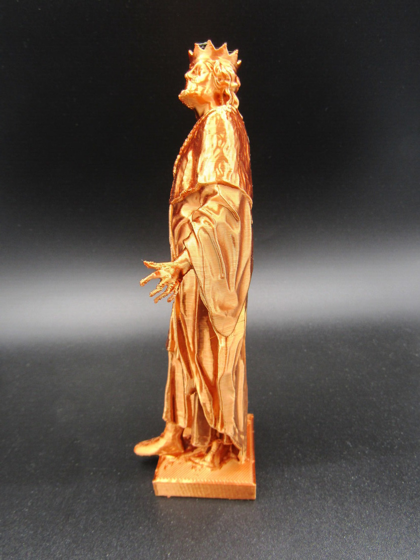 18th Century King Solomon 3D Printed Statue