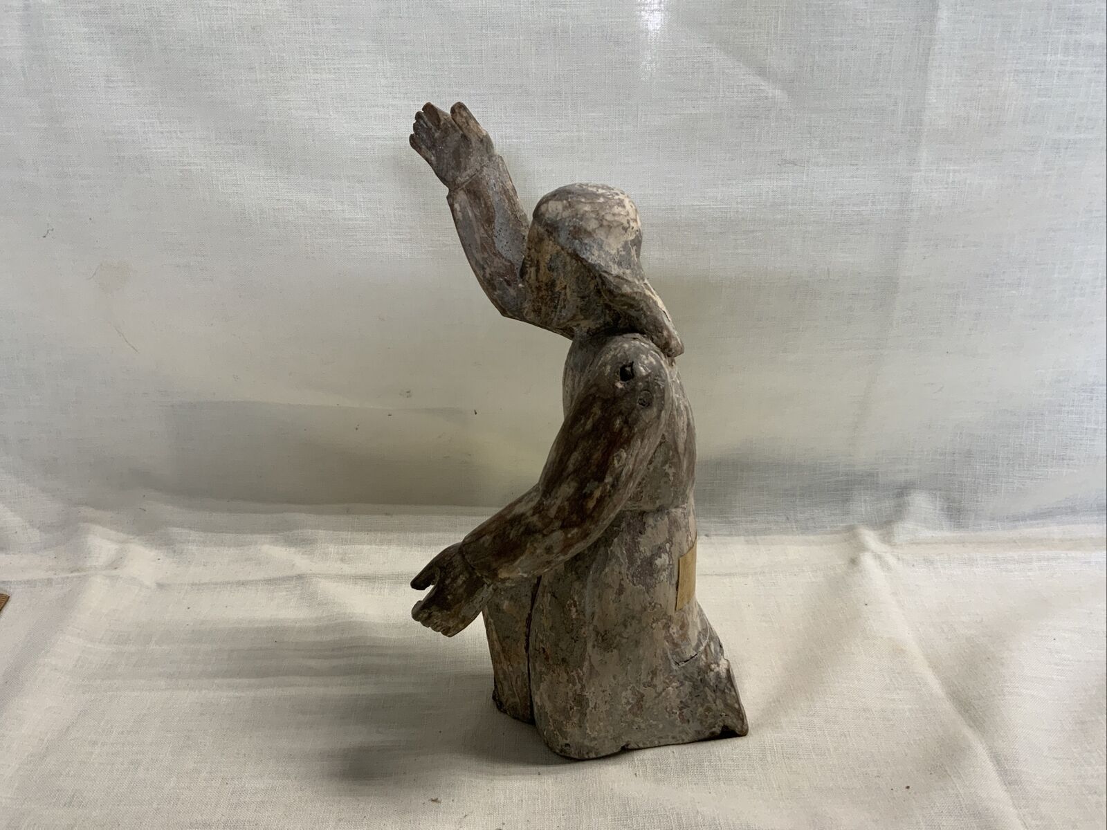 18th Century Baroque Christ Wooden Statue from France