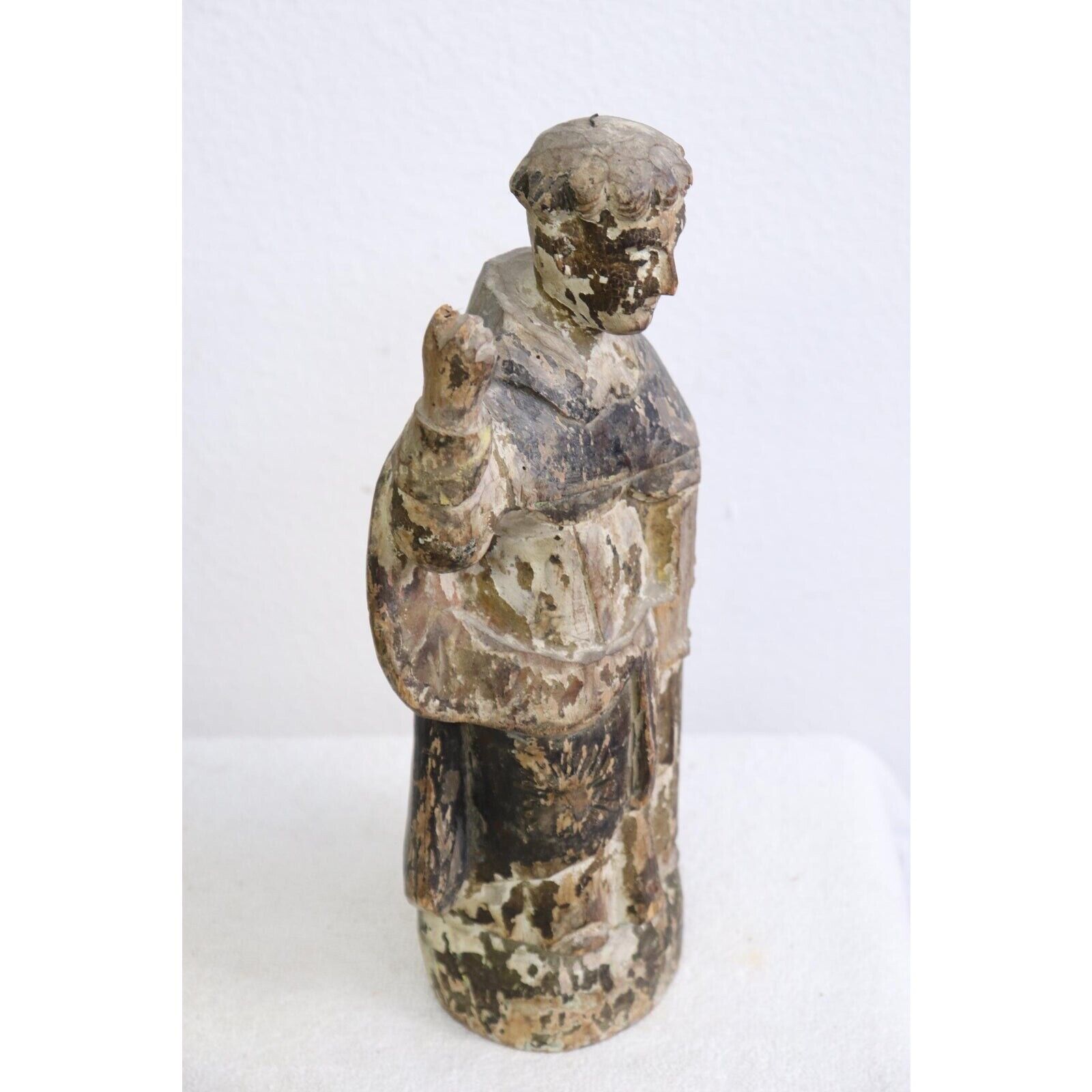 18th Century Spanish Colonial Santos Figurine - Hand Carved