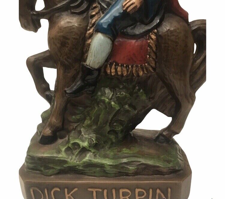 1700s Sculpture: Horse Thief Dick Turpin on Horse