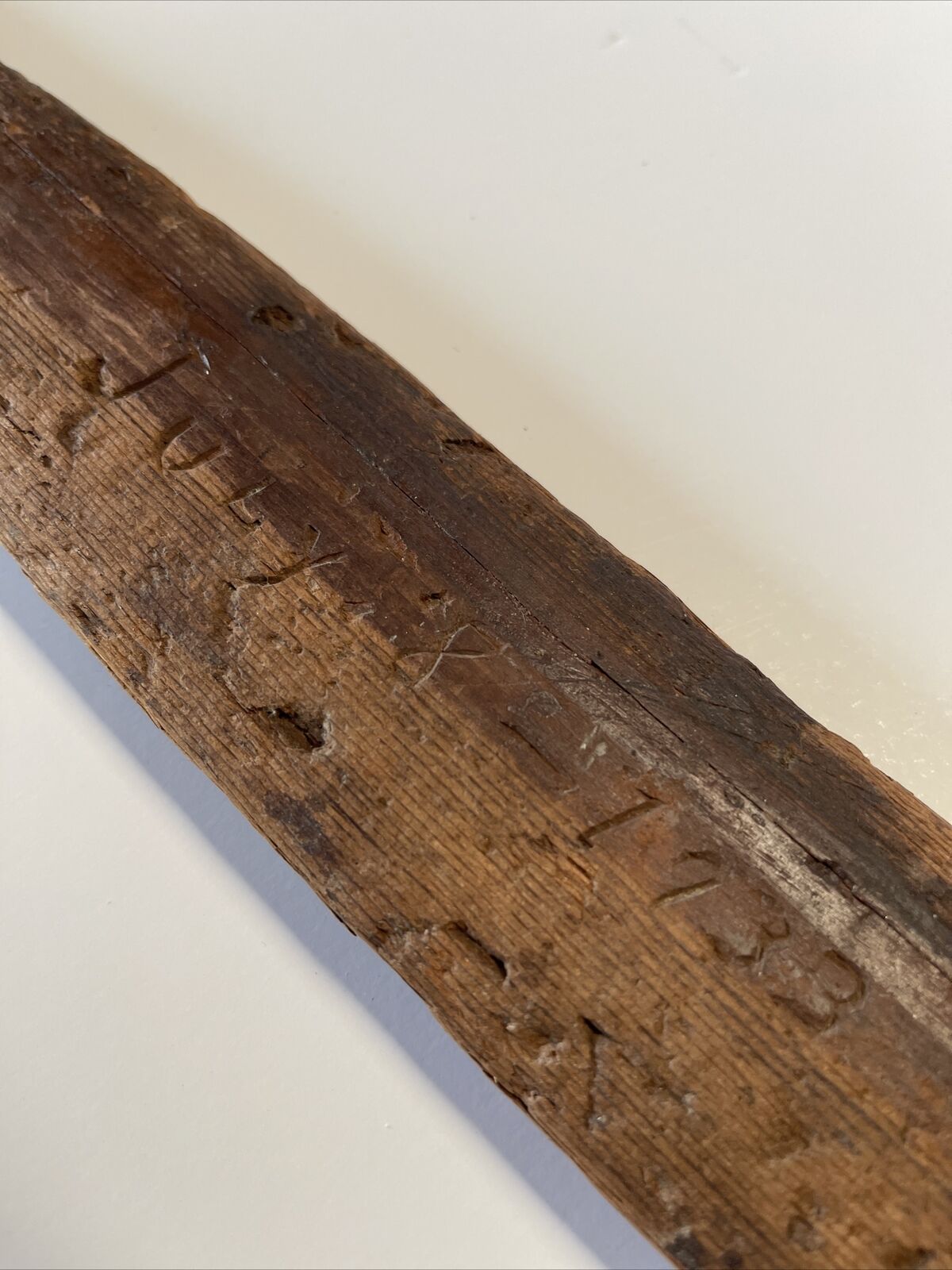 1733 July 8 Commemoration Stick Mystery Signed Sculpture
