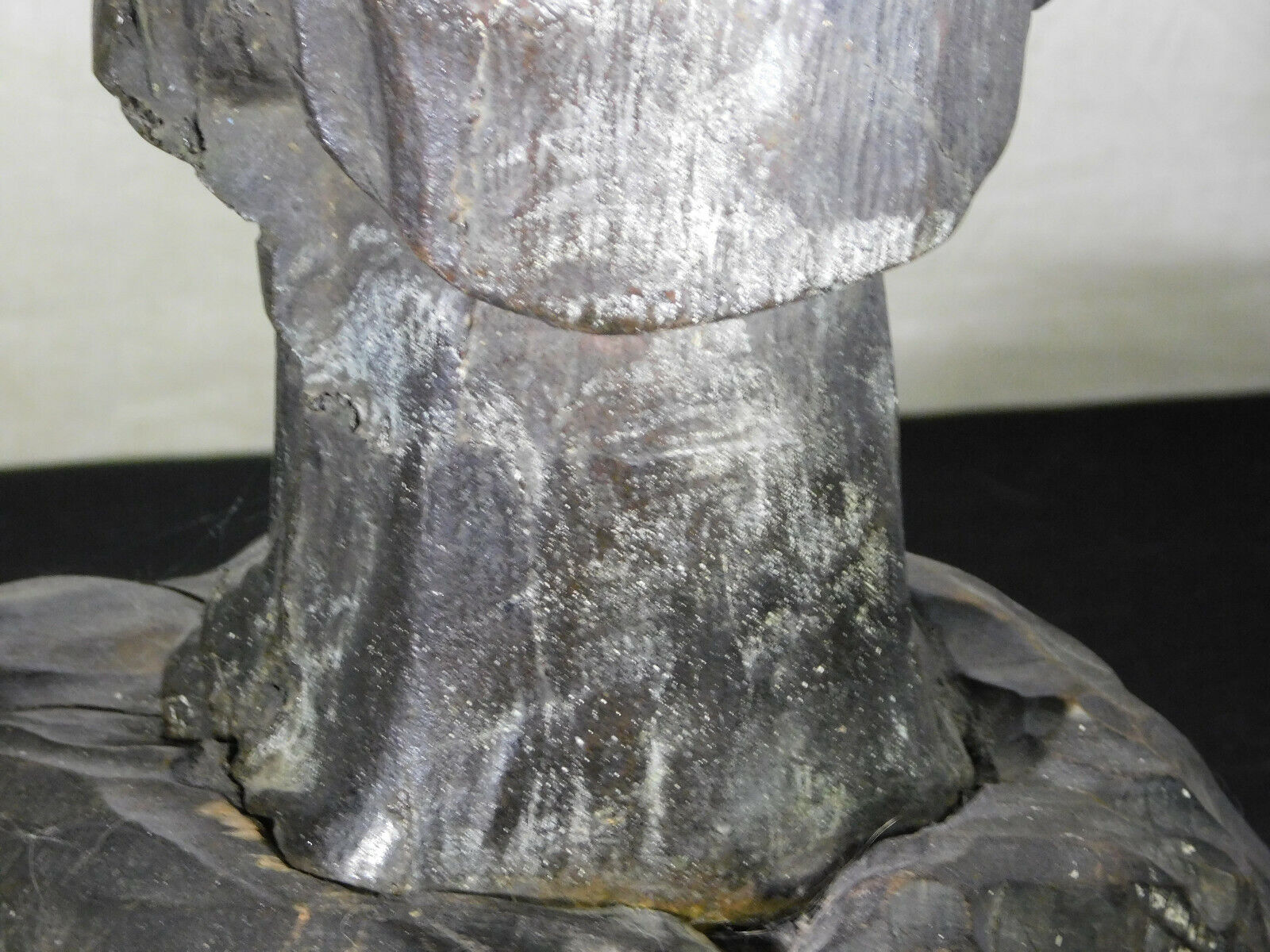 Antique Chinese Qing Dynasty Bronze Immortal Statue - c1700's