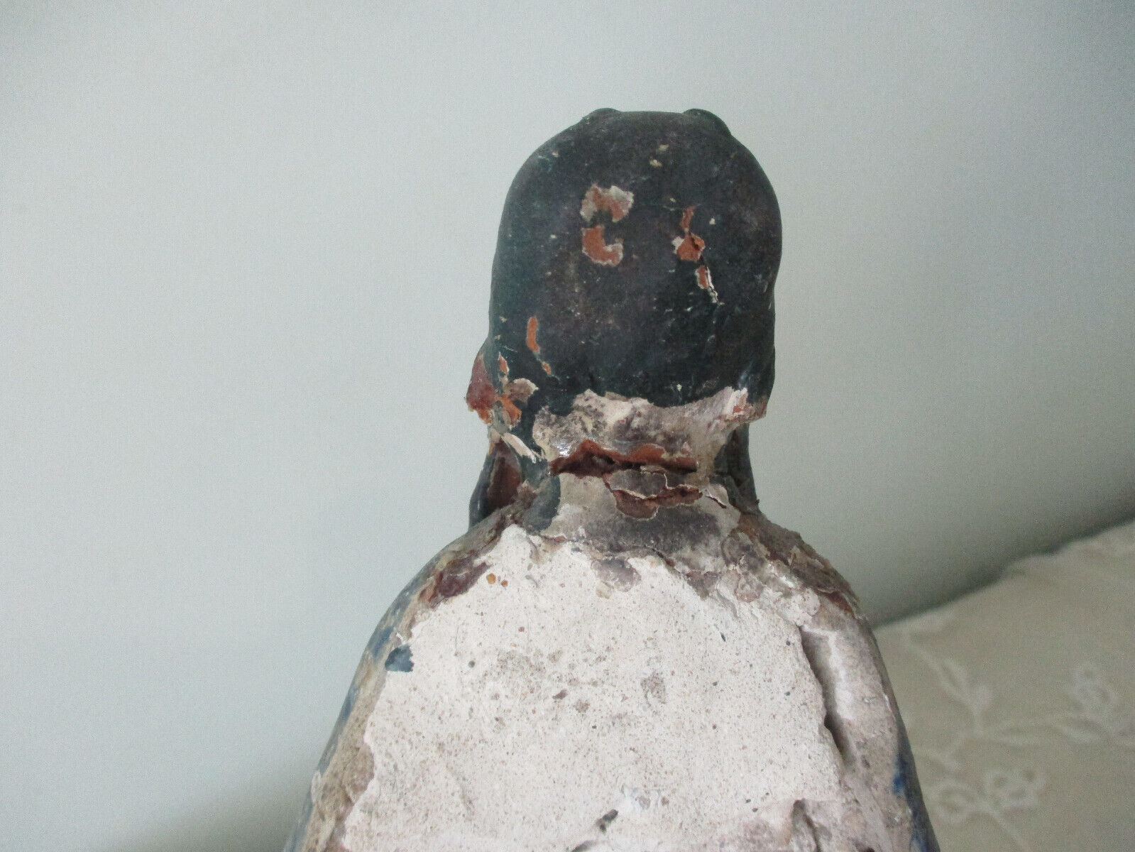 18th Century Chinese Pottery Roof Tile Figure Sculpture