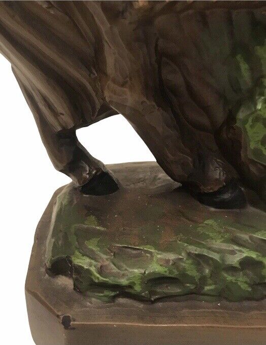 1700s Sculpture: Horse Thief Dick Turpin on Horse