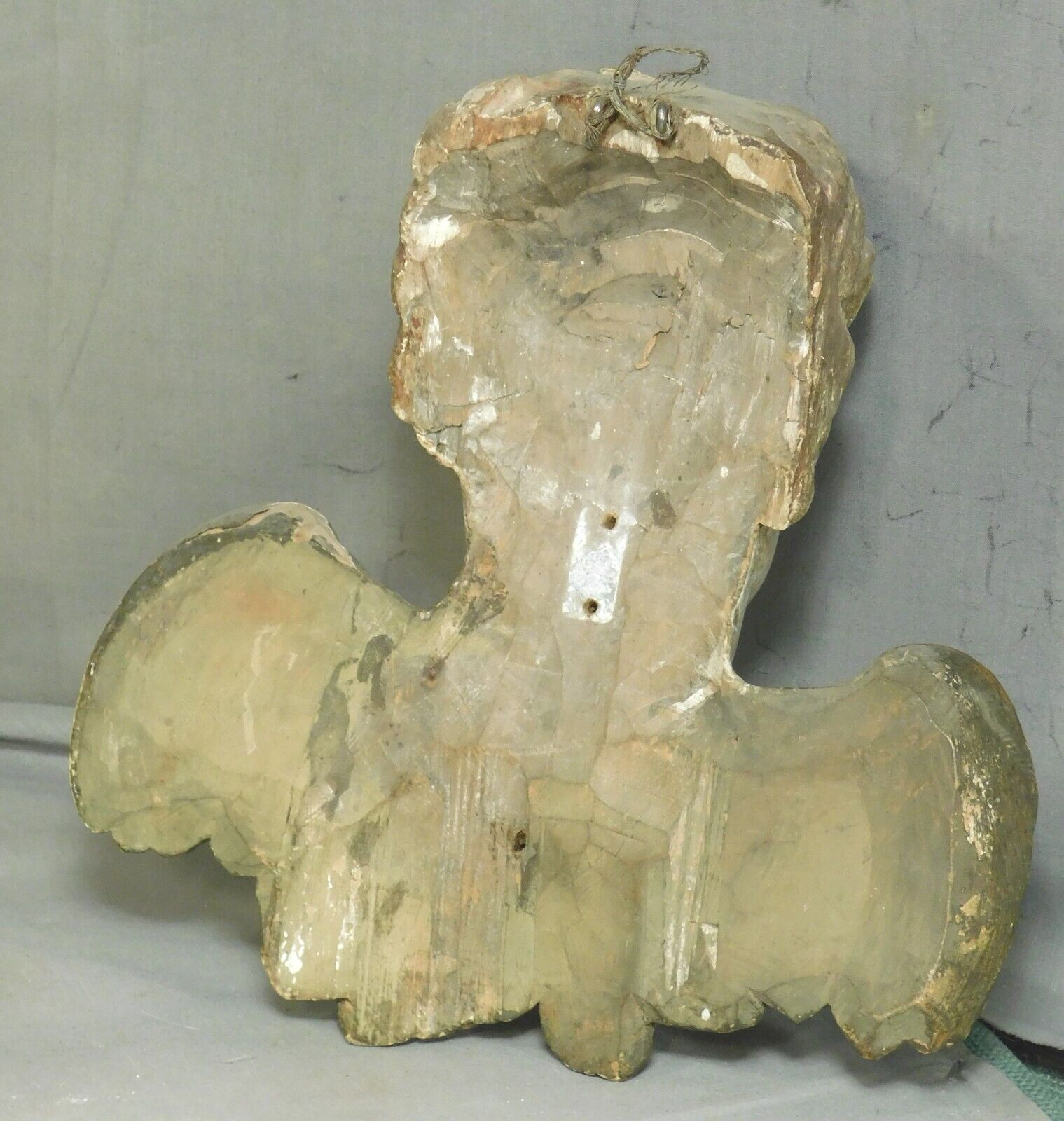 18th Century German Carved Gilt Angel Cherub Figurine