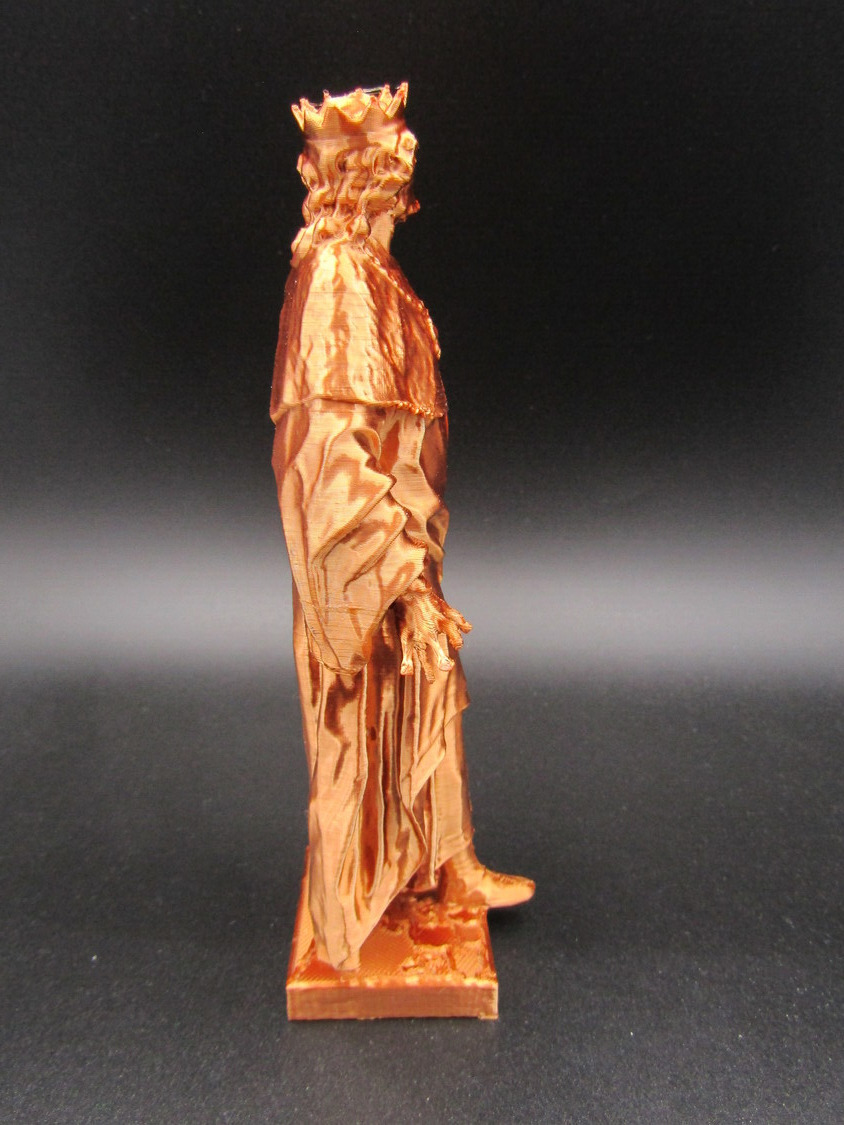 18th Century King Solomon 3D Printed Statue