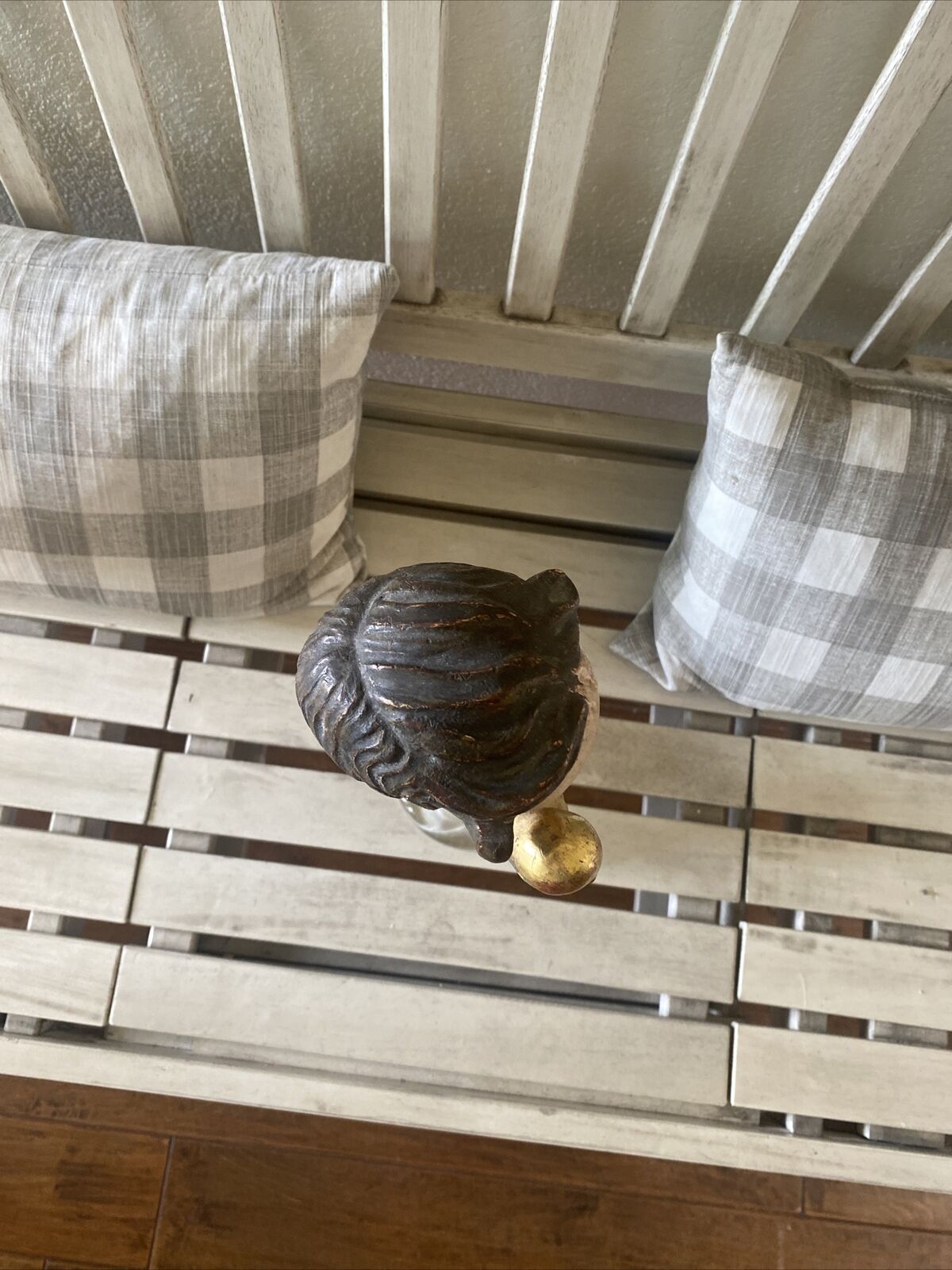 Baroque Victorian Cherub Angel Head Sculpture