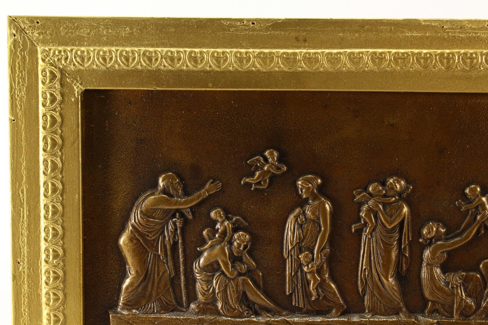 Bertel Thorvaldsen Bronze Plaque Neoclassical Scene Reproduction